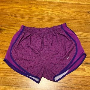 Woman’s Purple Nike Dri-fit shorts